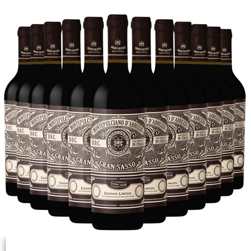 Case of 12 Gran Sasso Montepulciano d'Abruzzo 75cl Red Wine